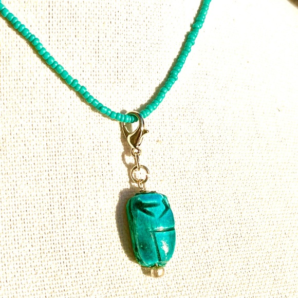 Turquoise Egyptian Handmade Necklace - Picture 1 of 10